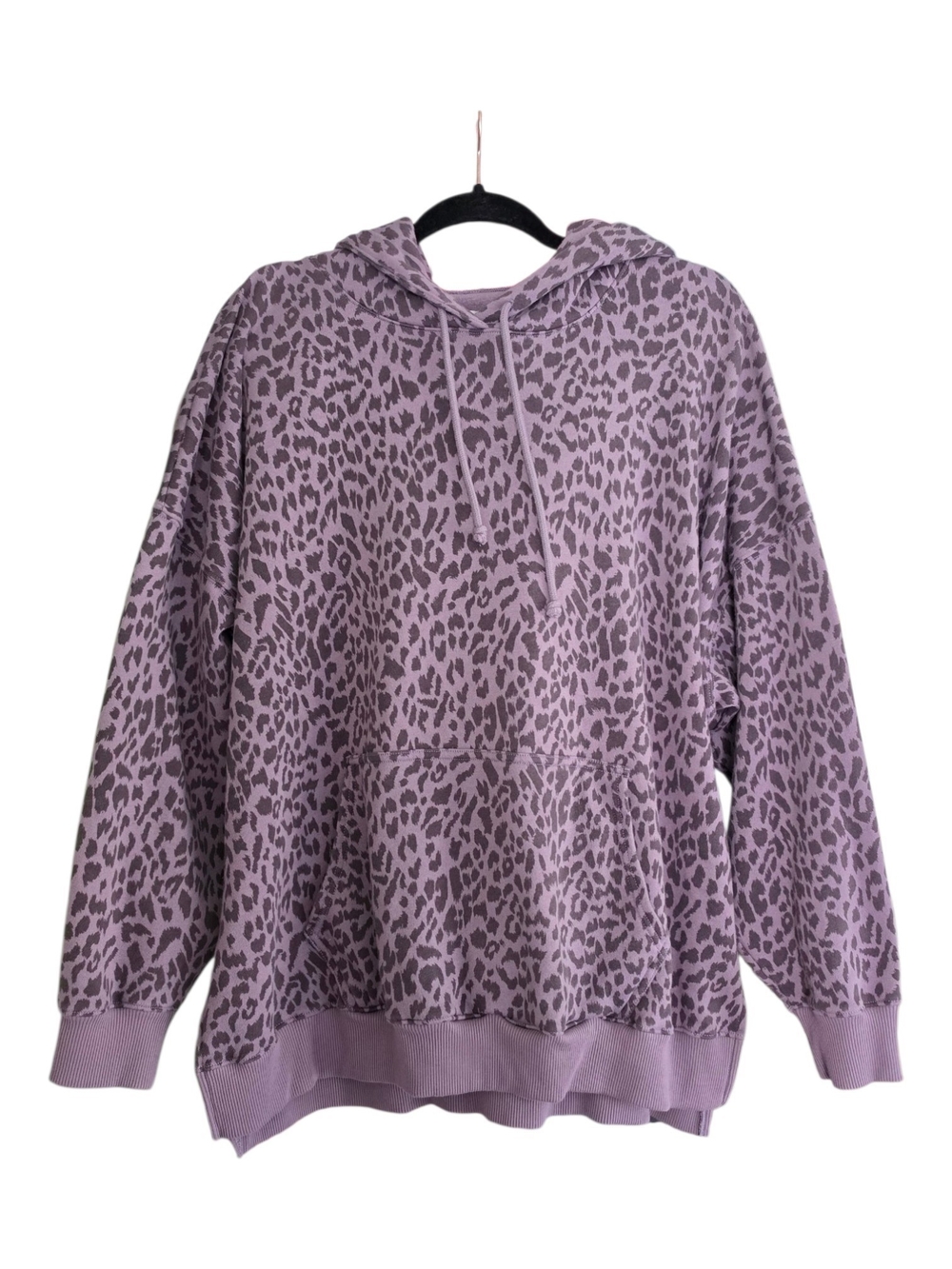 NWOT American Eagle Outfitters Lavender Leopard Print Hoodie